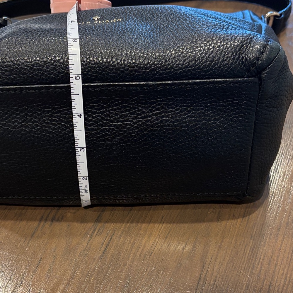 Kate Spade Black Pebbled Leather Shoulder Bag - Picture 9 of 9